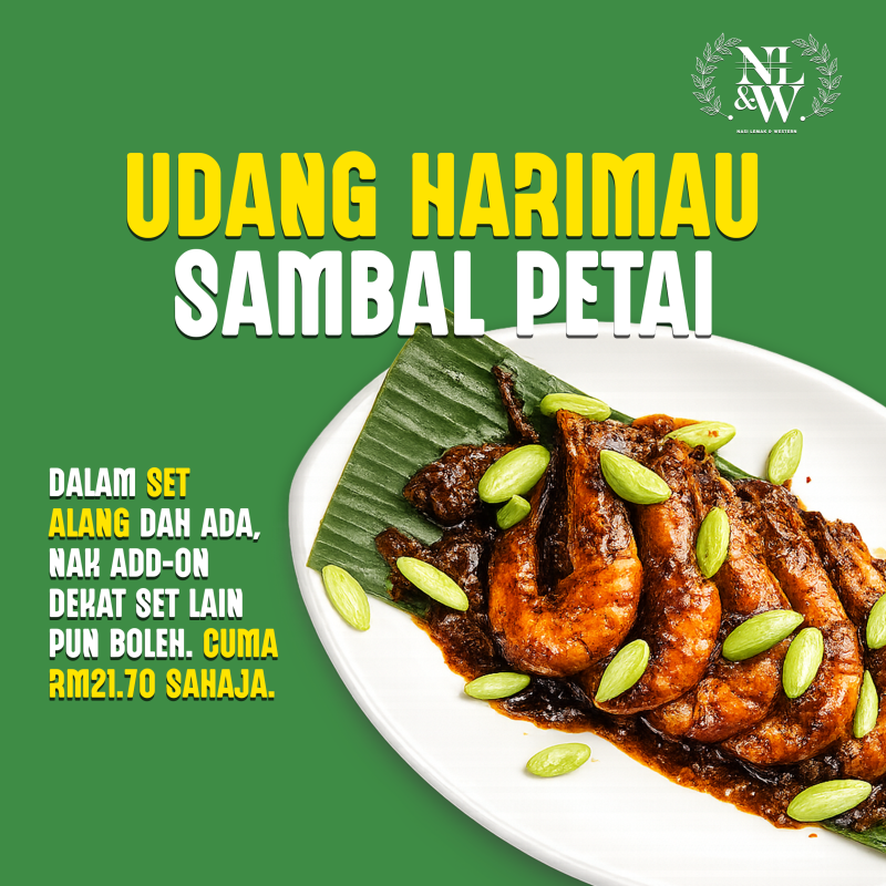 UDANG HARIMAU SAMBAL PETAI